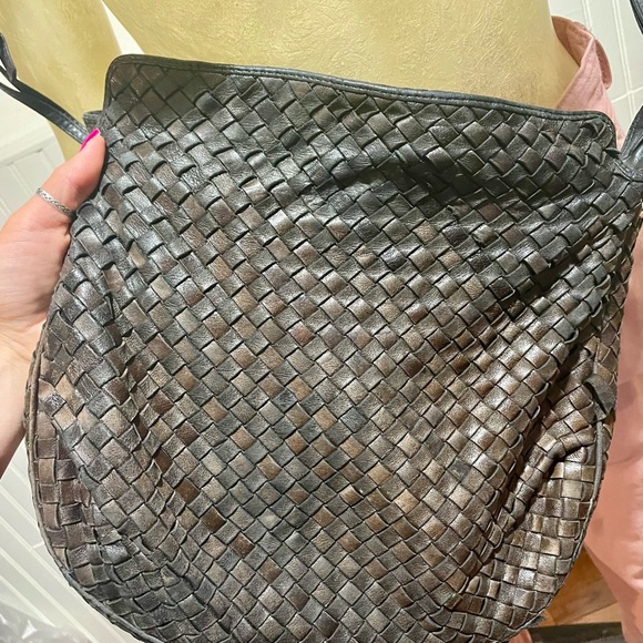 Woven Leather Crossbody Bag - Picture 13 of 15